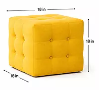 Celine Cube Upholstered Cube