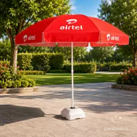 UMBRELLA WITH PROMO TABLE