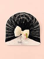 Luxe Lace Baby Turban Baby Cap