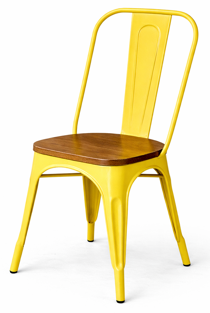 Marcel Chair with Wooden Seat