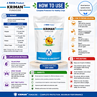 Tata Rallis KRIMAN® Fungicide (Kresoxim-methyl 18% + Mancozeb 54% WP) | Vetrivel Agro Services