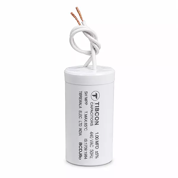 Tibcon 1 MFD Motor Capacitor | 440V | PP | Dry