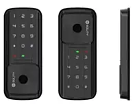 Solity Premium Digital Rim Lock(For Glass Door Only) With Fingerprint Password RFID Card Emergency Key