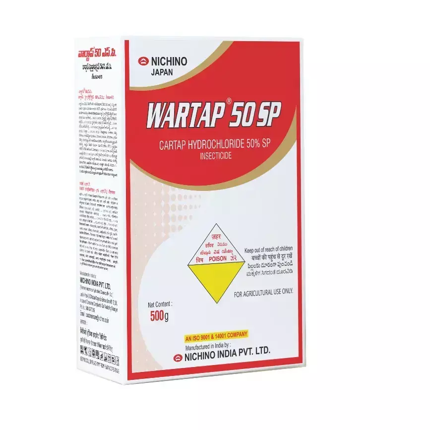 Wartap 50 Sp (Cartap Hydrochloride 50% Sp)-(Nichino India)