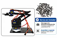Robotic Arm DIY Kit with SG90 Servo Motors- Acrylic
