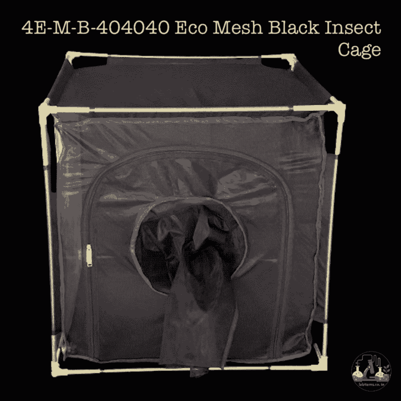 4E-M-B-404040 Eco Mesh Black Insect Cage