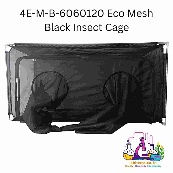 4E-M-B-6060120 Eco Mesh Black Insect Cage