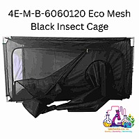 4E-M-B-6060120 Eco Mesh Black Insect Cage