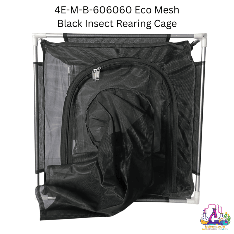 4E-M-B-606060 Eco Mesh Black Insect Cage