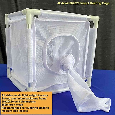 4E-M-W-202020 Eco Mesh White Insect Cage