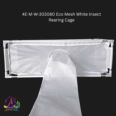4E-M-W-303080 Eco Mesh White Insect Rearing Cage
