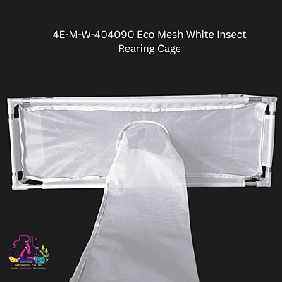 4E-M-W-404090 Eco Mesh White Insect Rearing Cage