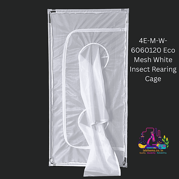 4E-M-W-6060120 Eco Mesh White Insect Rearing Cage
