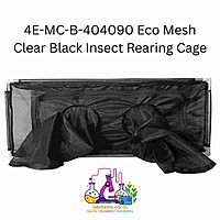 4E-MC-B-404090 Eco Mesh Clear Black Insect Cage