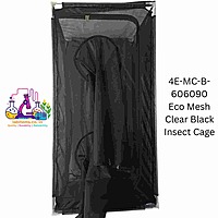 4E-MC-B-606090 Eco Mesh Clear Black Insect Cage
