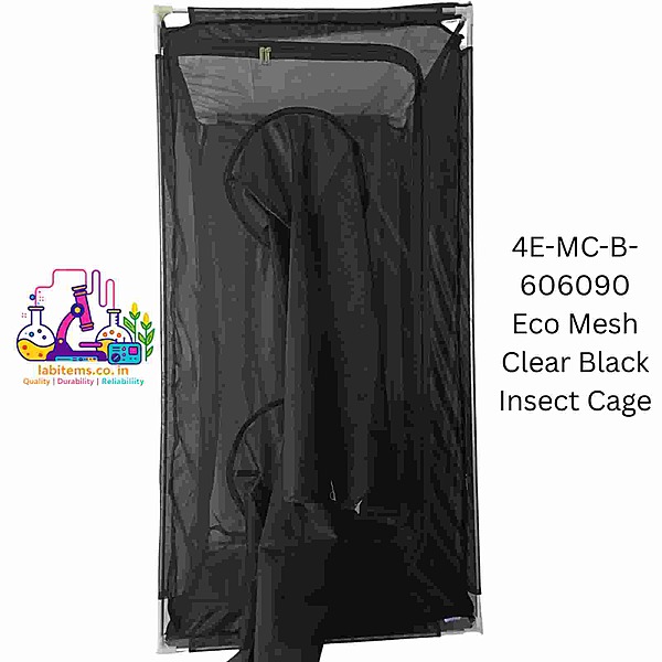 4E-MC-B-606090 Eco Mesh Clear Black Insect Cage