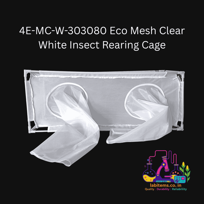 4E-MC-W-303080 Eco Mesh Clear White Insect Rearing Cage