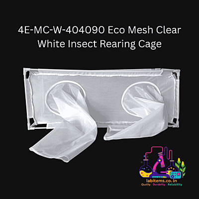 4E-MC-W-404090 Eco Mesh Clear White Insect Rearing Cage