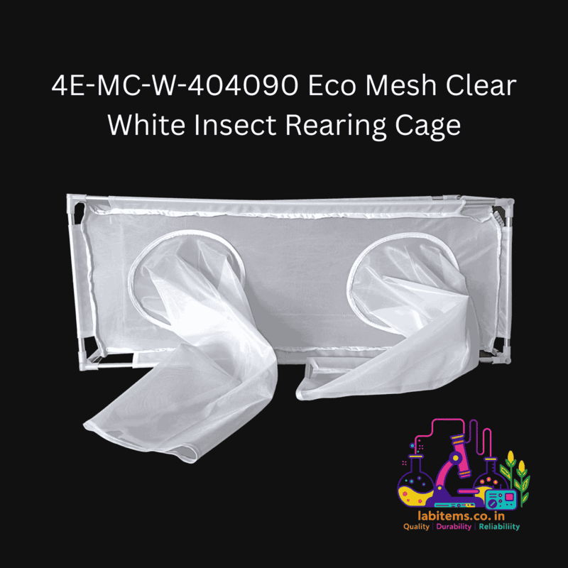 4E-MC-W-404090 Eco Mesh Clear White Insect Rearing Cage