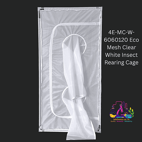 4E-MC-W-6060120 Eco Mesh Clear White Insect Rearing Cage