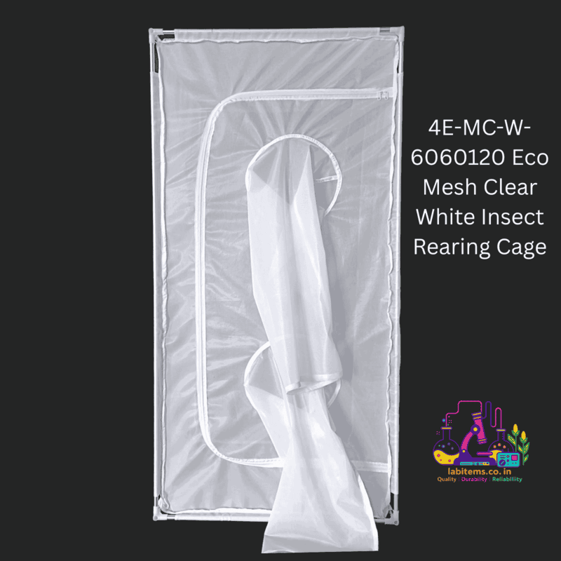 4E-MC-W-6060120 Eco Mesh Clear White Insect Rearing Cage