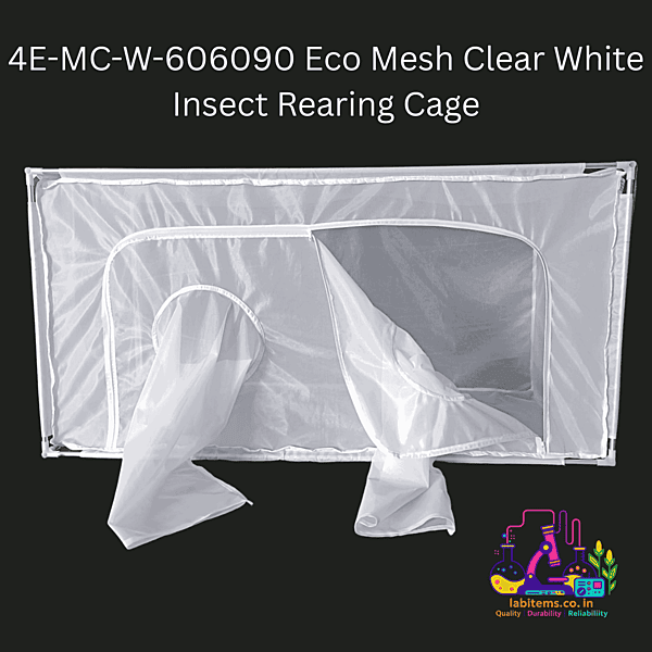 4E-MC-W-606090 Eco Mesh Clear White Insect Cage