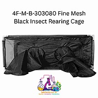 4F-M-B-303080 Fine Mesh Black Insect Rearing Cage
