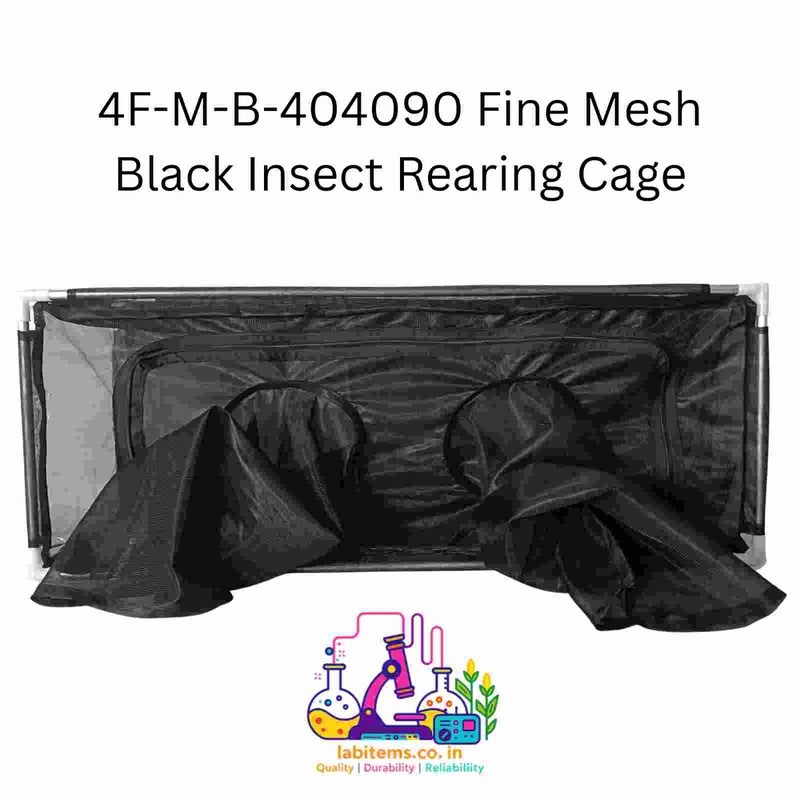 4F-M-B-404090 Fine Mesh Black Insect Rearing Cage