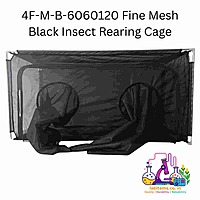 4F-M-B-6060120 Fine Mesh Black Insect Rearing Cage