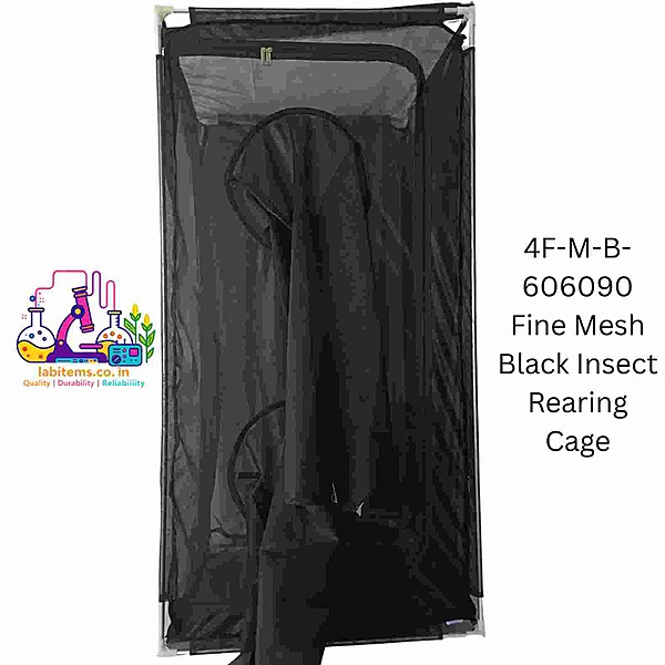 4F-M-B-606090 Fine Mesh Black Insect Rearing Cage