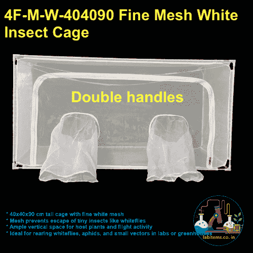 4F-M-W-404090 Fine Mesh White Insect Cage