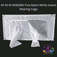 4E-M-W-606090 Eco Mesh White Insect Rearing Cage