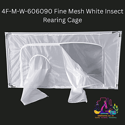 4E-M-W-606090 Eco Mesh White Insect Rearing Cage
