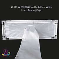 4F-MC-W-202060 Fine Mesh Clear White Insect Rearing Cage