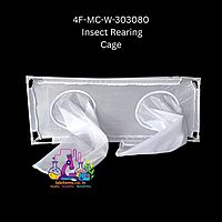 4F-MC-W-303080 Fine Mesh Clear White Insect Cage