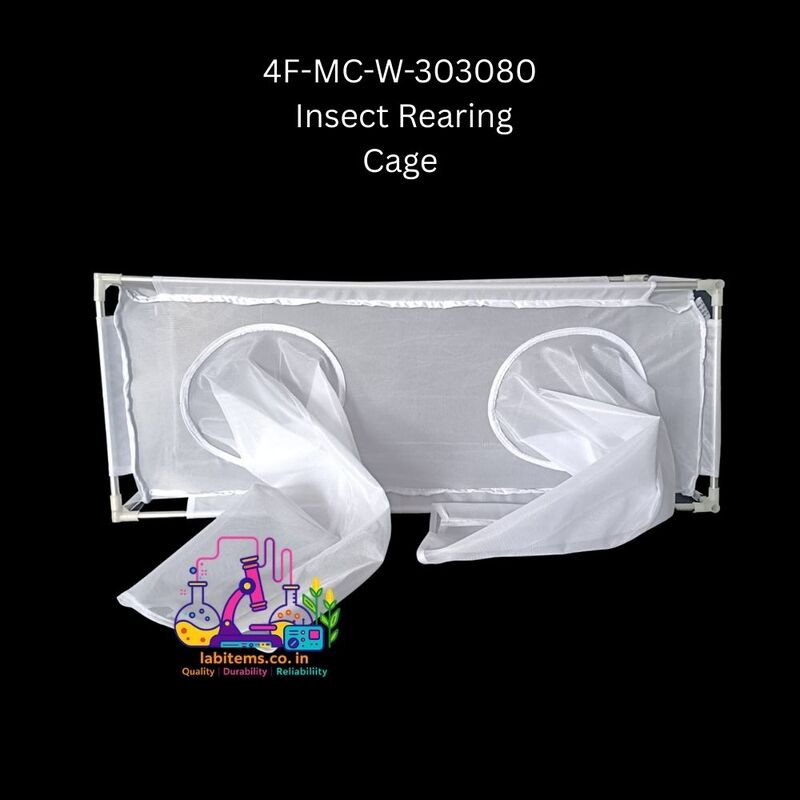 4F-MC-W-303080 Fine Mesh Clear White Insect Cage