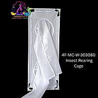 4F-MC-W-303080 Fine Mesh Clear White Insect Cage