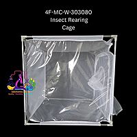 4F-MC-W-303080 Fine Mesh Clear White Insect Cage