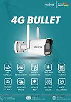 4G Sim Based Bullet CCTV Security Camera