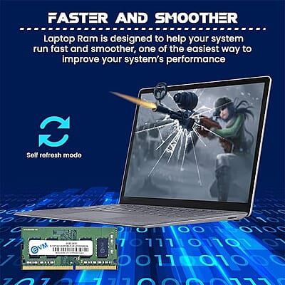 EVM 4GB DDR4 2400MHz So-DIMM Laptop Memory Ram (EVMT4G2400S84P)
