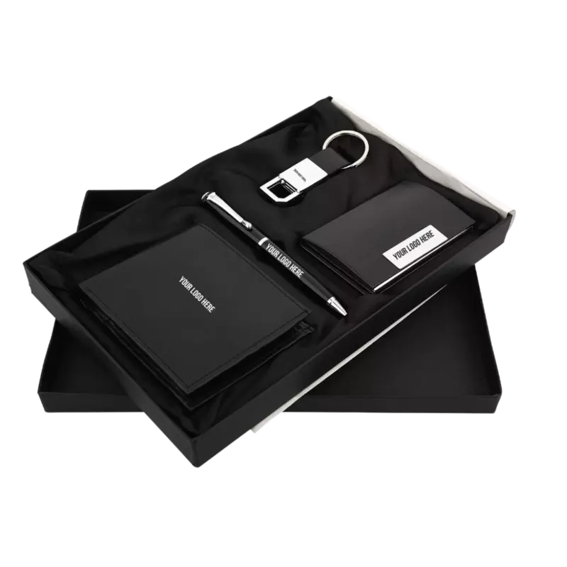 4 in 1 Giftset (Wallet,Cardholder, Keychain & Pen)