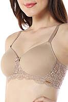 AMANTE Lace Elegance Padded Non-Wired Bra 87701