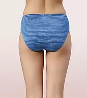 Enamor Cotton, All Day Comfort, Hipster Panty- Breathable, Antimicrobial with Stain release, Inner Elastic, Full Coverage - CH03 (3PCS)(Multicolorprint)