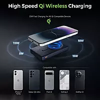 Ultraprolink UM1334BLU Juice-Up Mag 9 Magnetic Wireless Powerbank 10000mAh (Blue)