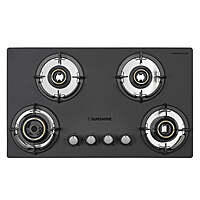 Carnival Plus 784 Brass Burner Matt Finish Super Slim Tablet Hob 4 Burner Auto Ignition