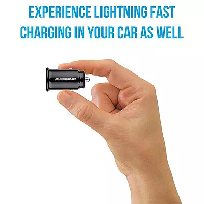 CAR CHARGER AMBRANE ACC-56 BLACK WOC