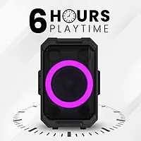 Iron Beats II Wireless Bluetooth Party Speaker | Karaoke Mic Include | 1 Year Warranty