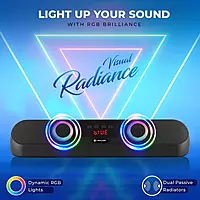 Lapcare – MUSI Bar III LSB‑603 Portable Speaker, 16W RMS, Bluetooth, AUX/TF/USB, Rechargeable, 0.7 kg | Ideal for Travel & Outdoor Use