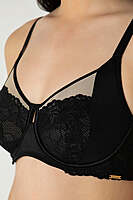 AMANTE Glam Floral Non-Padded Wired Minimizer Bra 05201