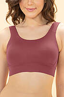AMANTE Easy Slip-on Non-Padded Non-Wired Sports Bra 107101